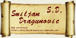 Smiljan Dragunović vizit kartica
